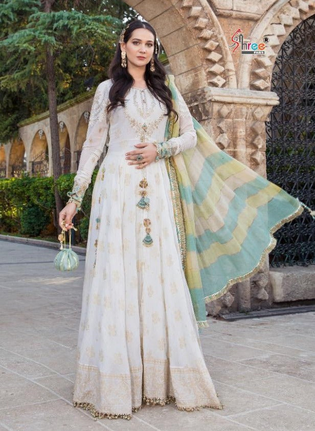 Shree Fab Mariya B Lawn Collection 2021 Chiffon Dupatta Salwar Suits