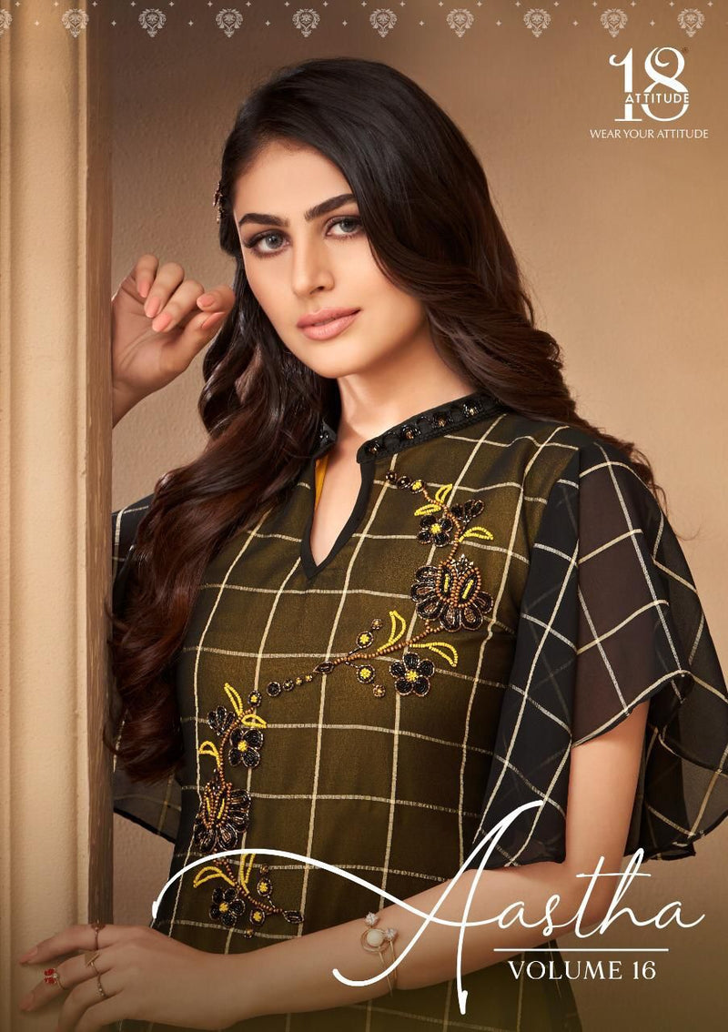 18 Attitude Aastha Vol 16 Fancy Exclusivfe Party Wear Collection