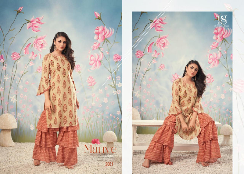 18 Attitude Launch Occasion Vol 2 Muslin With Heavy Embroidery Work Fancy Wear Bottom With Kurtis
