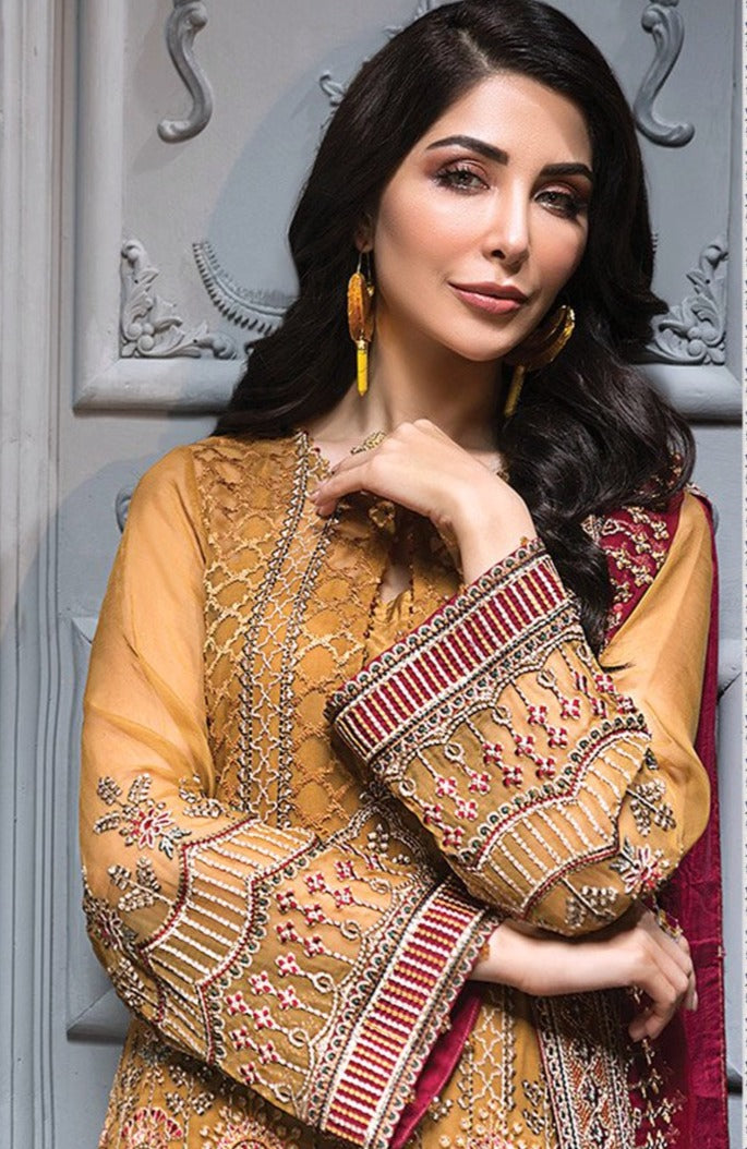 Fepic Rosemeen Meenara 88003 Georgette With Fancy Designer Embroidery Work Salwar Suit