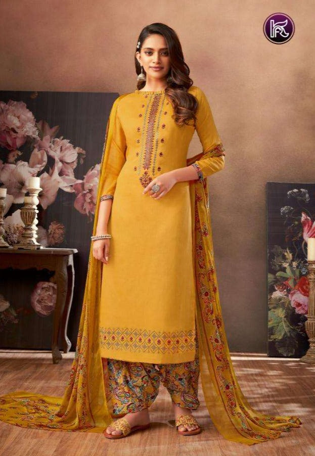 Kala Fashion Patiyala Cotton Heavy Designer Panjabi Salwar Suits