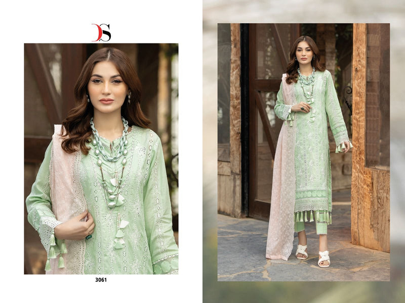 Deepsy Suits Adans Libas Chikankari 23 Pure Cotton Heavy Sifali Work Pakistani Salwar Suit
