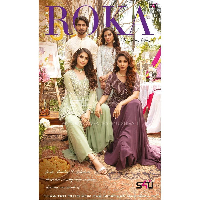 S4u Roka Wedding Saga Partywear Bridal Collection Kurtis