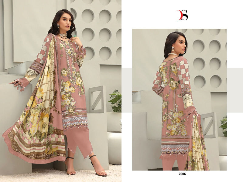 Deepsy Suits Firouds Queens Court Remix Nx Pure Cotton Embroidery Work Pakistani Salwar Suit