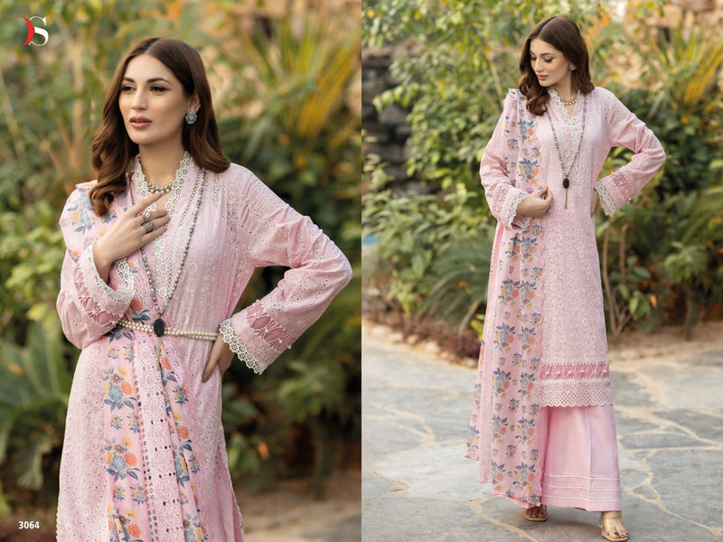 Deepsy Suits Adans Libas Chikankari 23 Pure Cotton Heavy Sifali Work Pakistani Salwar Suit