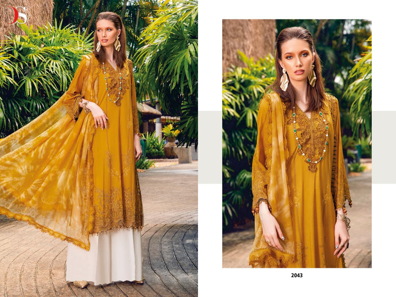Deepsy Suits Firouds Queens Court Remix Nx Pure Cotton Embroidery Work Pakistani Salwar Suit