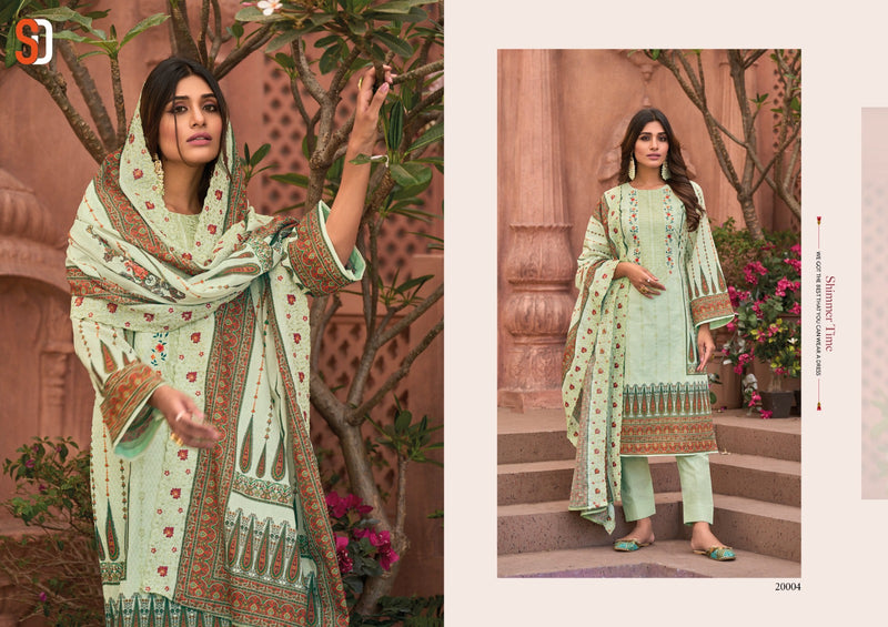 Sharaddha Designer Bin Saeed Lawn Collection Vol 2 Cotton Printed Self Embroidery Work Pakistani Designer Salwar Suit