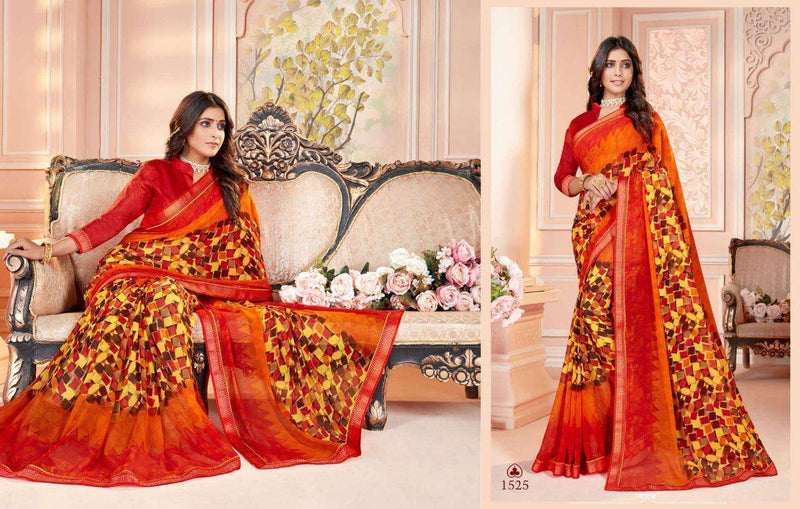 5D Designer Launch By Hemani Vol 2 Georgette With Fancy Printed Casual Wear Fancy Sarees