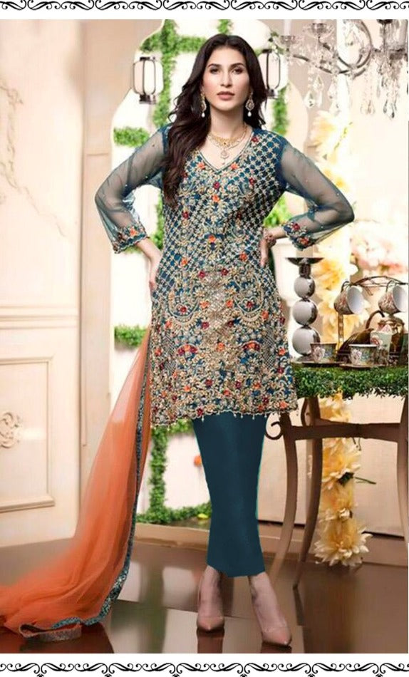 Ramsha Suits R 241 Georgette Pakistani Designer Salwar Kameez