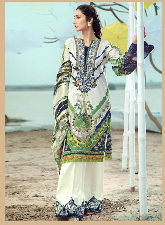 Pakistani Collection Signature Icon Lawn Cotton Fancy Designer Salwar Kameez