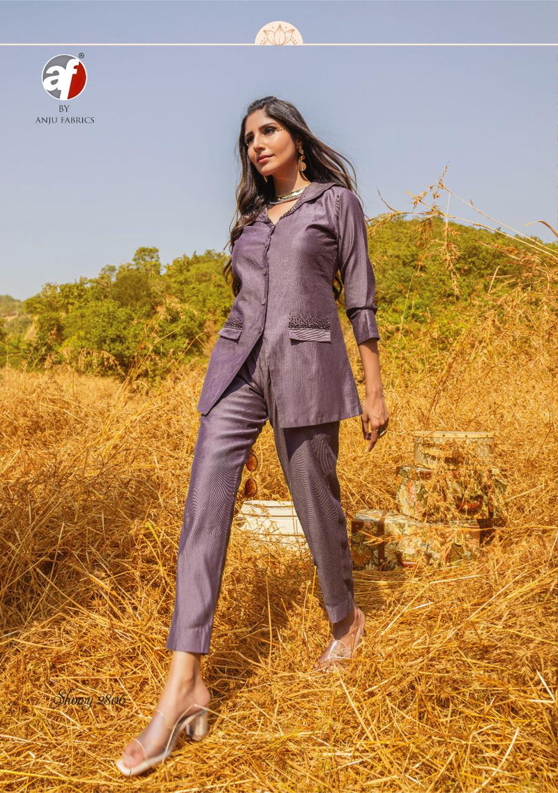 Anju Fabrics Showy Viscos Hand Work Partywear Designer Kurti