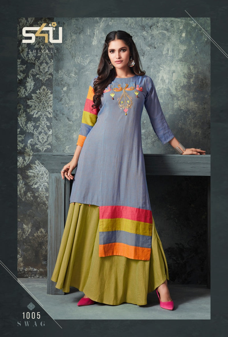 S4u Swag Vol 3 Luxury Collection Of Party Wear Kurtis