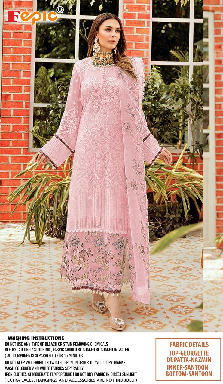 Fepic Rosemeen C 1081 D Georgette Designer Pakistani Salwar Kameez