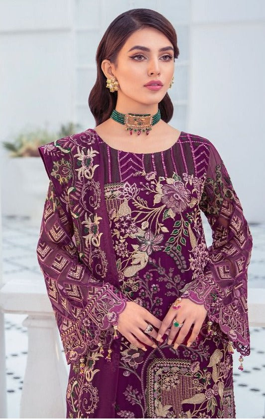 Fepic Rosemeen 90019 Fox Georgette Designer Pakistani Style Party Wear Salwar Suits