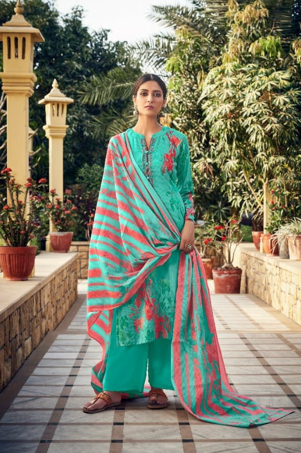 Levisha Panchhi Vol 1 Jam Cotton Print With Embroidery Work Salwar Suits