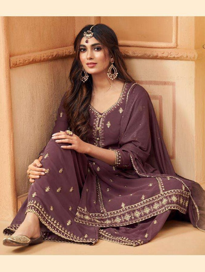 Mohini Glamour Vol 95 Georgette Sharara Style Pakistani Salwar Suits