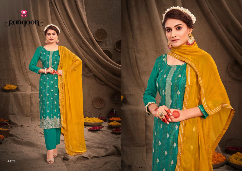 Rangoon Aachal Muslin With Fancy Work Stylish Designer Festive Wear Beautiful Salwar Kameez