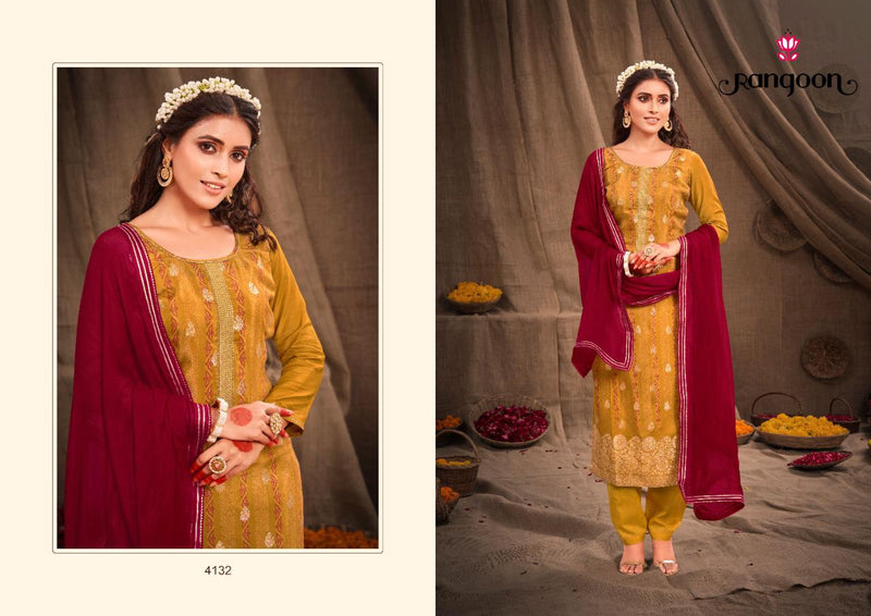 Rangoon Aachal Muslin With Fancy Work Stylish Designer Festive Wear Beautiful Salwar Kameez