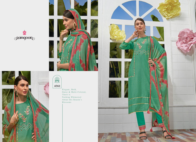 Rangoon Aadhya Viscose Sequence Fancy Heavy Khatli Hand Work Fancy Heavy Designer Partywear Kurti