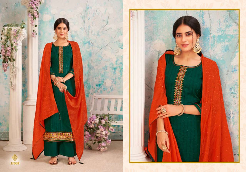 Panch Ratna Aagaman Vol 2 Parampara Silk Fancy Party Wear Salwar Kameez