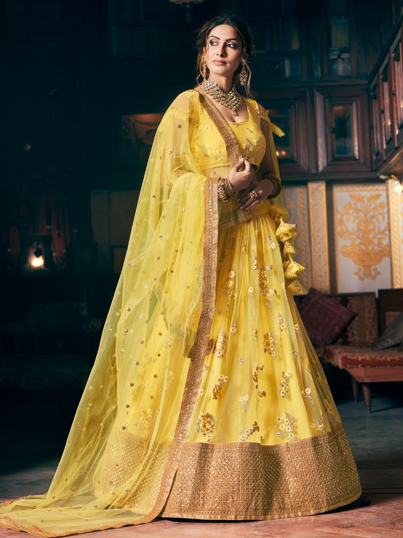 Tejasvee Aakrut Net Fancy Designer Wedding Wear Lehenga Choli