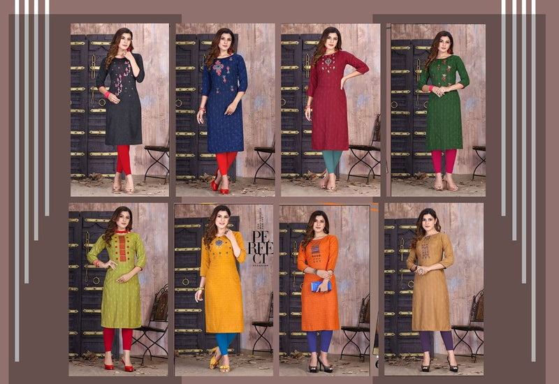 Fashion Talk Aaliya Vol 1 Rayon Fancy Casual Wear Kurtis