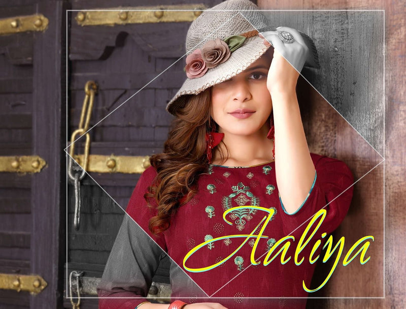 Fashion Talk Aaliya Vol 1 Rayon Fancy Casual Wear Kurtis