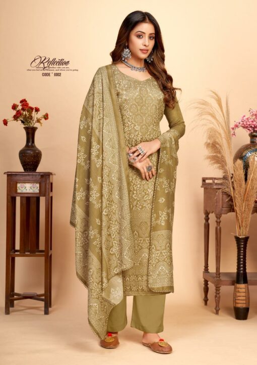 Roli Moli Creation Aaliza Vol 2 Pashmina With Khatli MIrror Work Festive Wear Beautiful Salwar Kameez