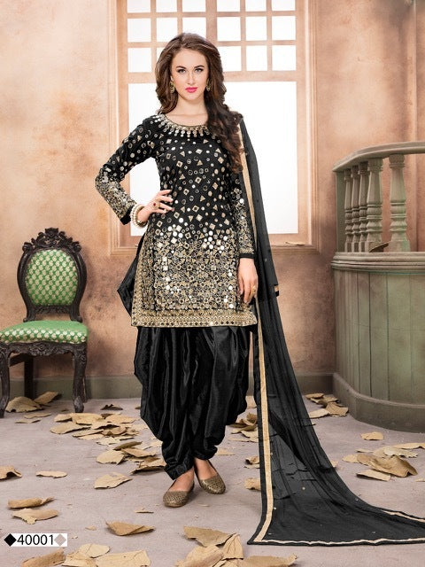 Dani Creation Aanaya 40000 Series Tapeta Silk Punjabi Style Wedding Wear Salwar Suits