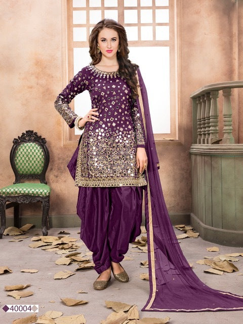 Dani Creation Aanaya 40000 Series Tapeta Silk Punjabi Style Wedding Wear Salwar Suits