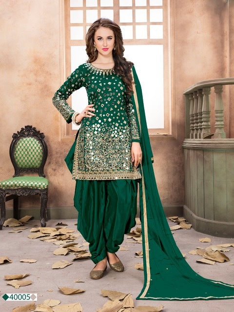 Dani Creation Aanaya 40000 Series Tapeta Silk Punjabi Style Wedding Wear Salwar Suits