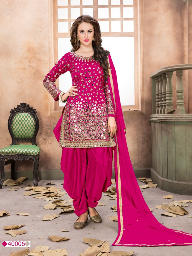 Dani Creation Aanaya 40000 Series Tapeta Silk Punjabi Style Wedding Wear Salwar Suits