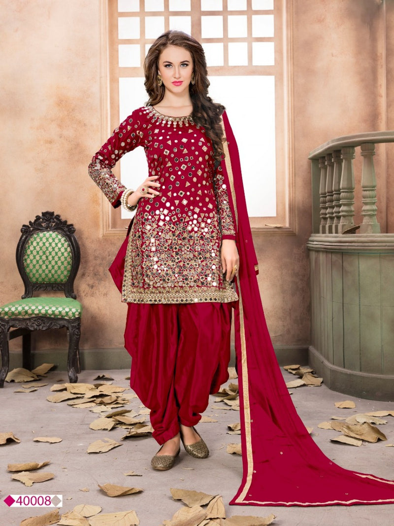 Dani Creation Aanaya 40000 Series Tapeta Silk Punjabi Style Wedding Wear Salwar Suits