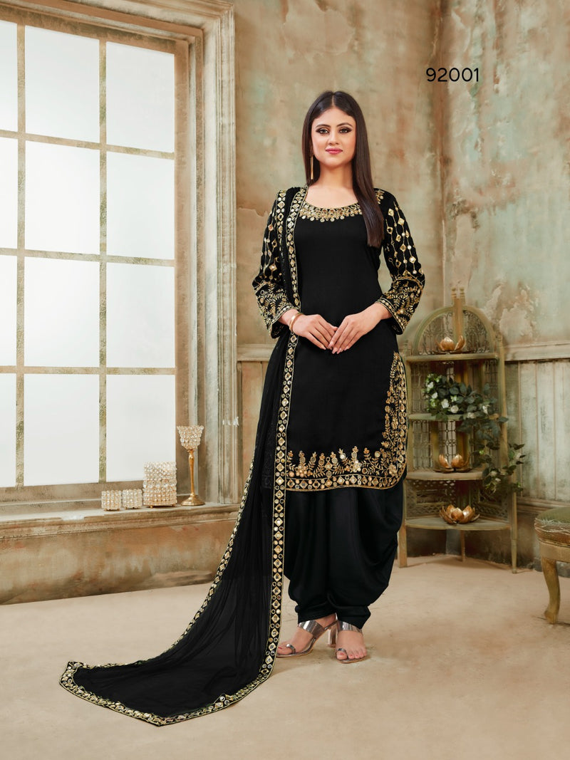 Daani Creation Aanaya 92000 Series Art Silk Heavy Wediing Wear Salwar Suits
