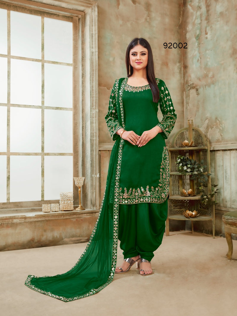 Daani Creation Aanaya 92000 Series Art Silk Heavy Wediing Wear Salwar Suits