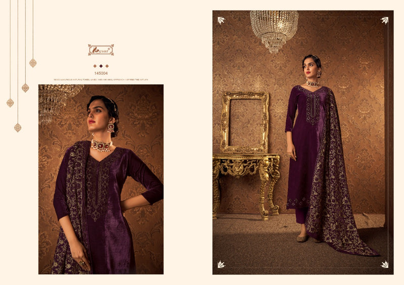 Kesar Aafira Pure Velvet With Heavy Beautiful Embroidery Work Stylish Designer Party Wear Salwar Kameez