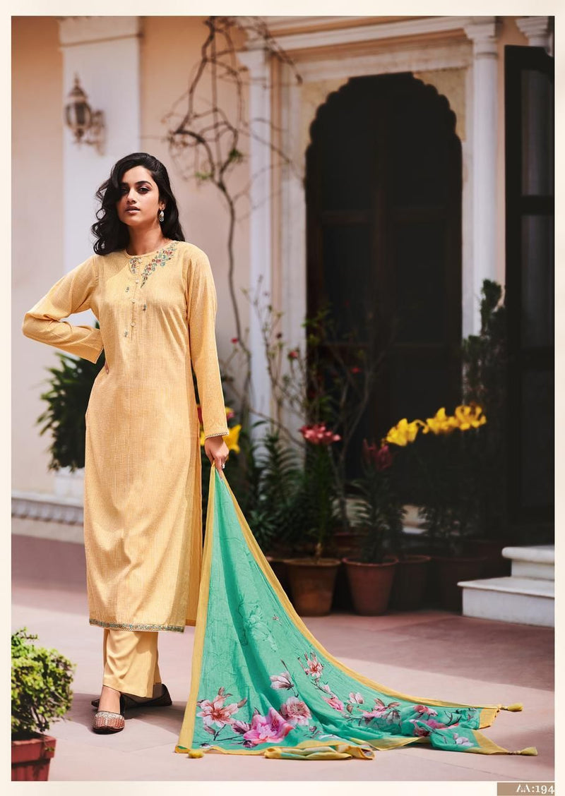 Varsha Ehrum Aarna Cotton Embroidered Designer Party Wear Salwar Suits