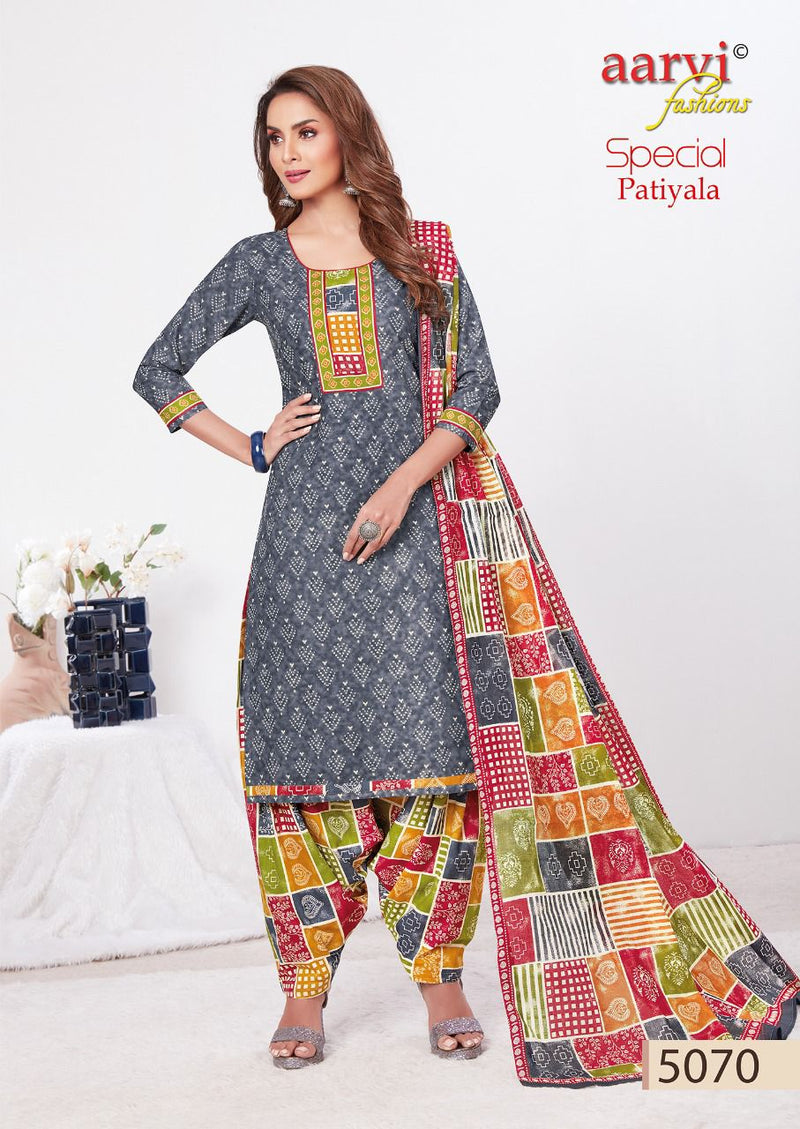 Aarvi Fashion Aarvi Special Patiyala Vol 16 Cotton Patiyala Style Festive Wear Ready Made Salwar Suits