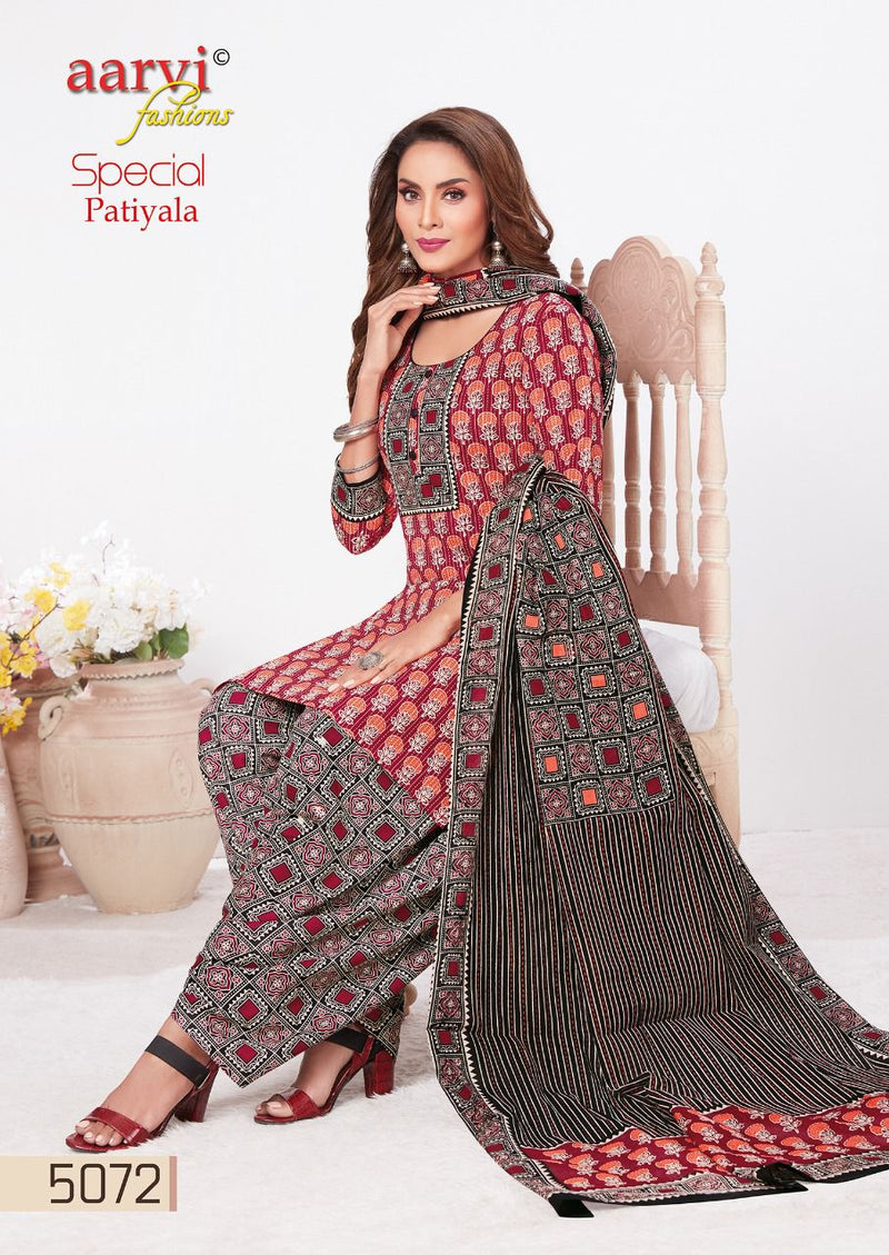 Aarvi Fashion Aarvi Special Patiyala Vol 16 Cotton Patiyala Style Festive Wear Ready Made Salwar Suits