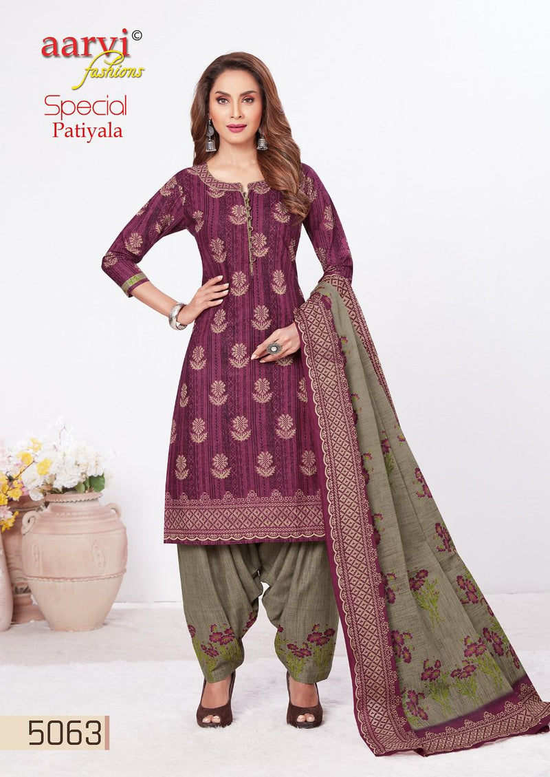 Aarvi Fashion Aarvi Special Patiyala Vol 16 Cotton Patiyala Style Festive Wear Ready Made Salwar Suits