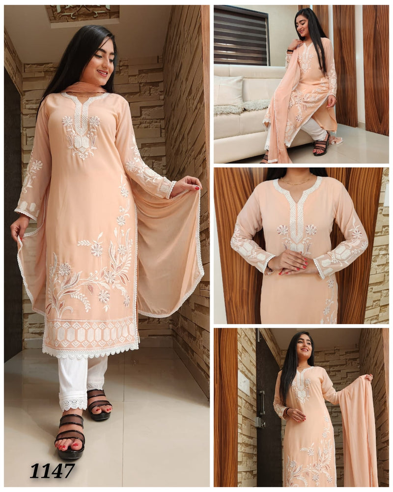 Vamika Aashima Vol 2 Georgette With Heavy Embroidery Work Stylish Designer Casual Look Fancy Kurti