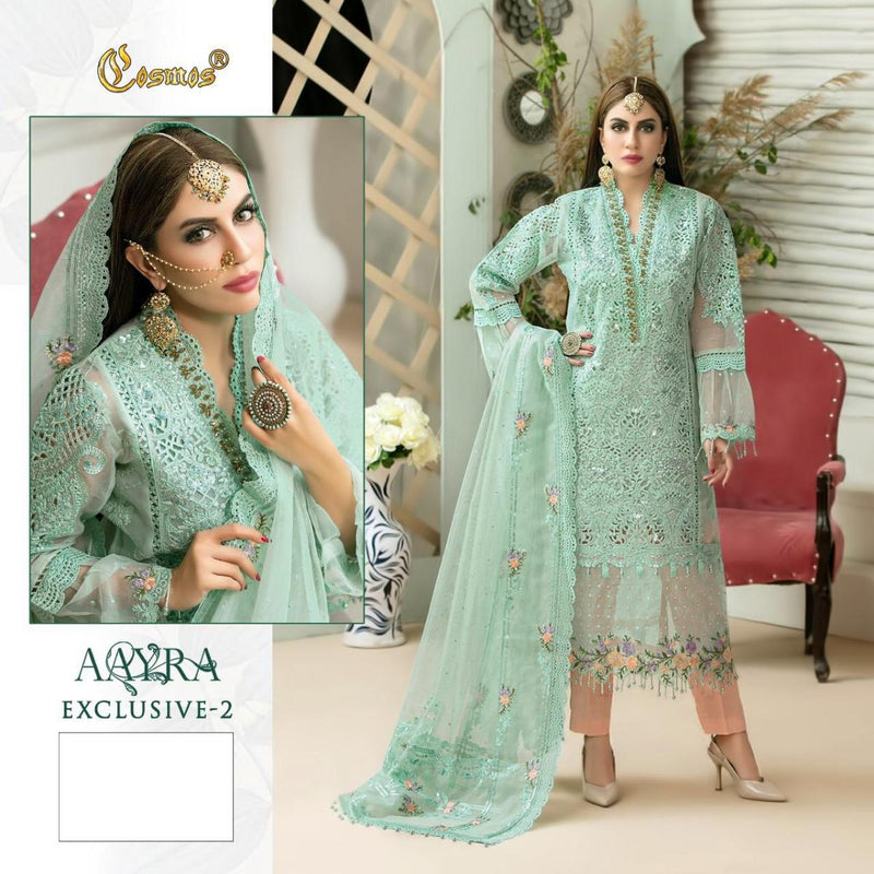 Cosmos Fashion Aayra Exclusive Vol 2 Heavy Butterfly Net Designer Pakistani Style Wedding Wear Salwar Suits