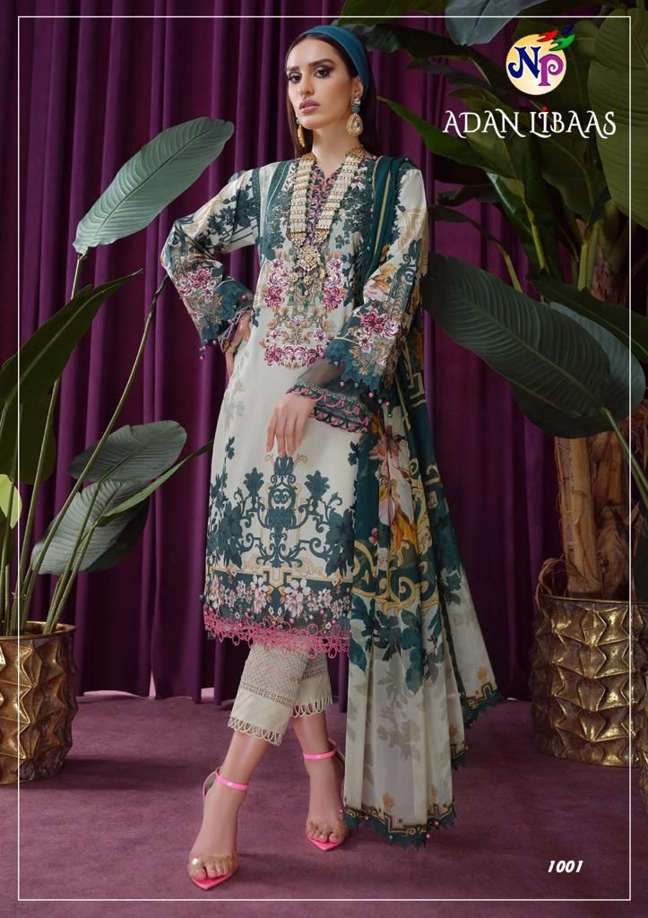 Nand Gopal Adan Libaas Pure Cotton With Karachi Work Stylish Designer Pakistani Casual Look Salwar Kameez