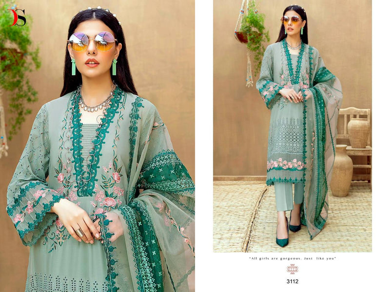 Deepsy Suits Adans Libas Lawn 2023 Cambric Cotton Heavy Self Embroidery Patches Pakistani Designer Salwar Kameez
