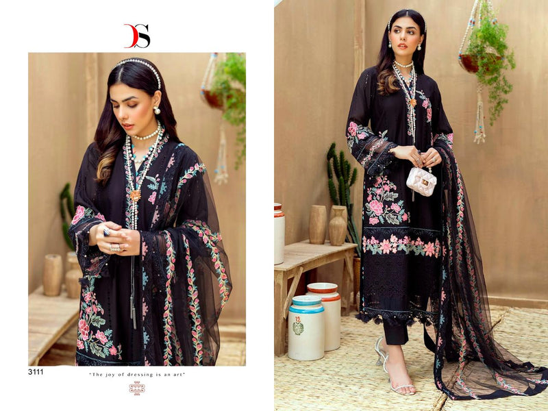 Deepsy Suits Adans Libas Lawn 2023 Cambric Cotton Heavy Self Embroidery Patches Pakistani Designer Salwar Kameez