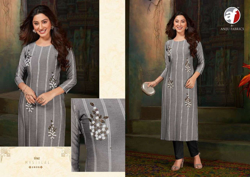 Anju Fabrics Crazy Viscose Stylish Designer  Kurti