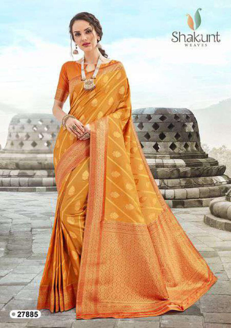 Shakunt Affinity Fabric Fancy Designer Saree In Silk