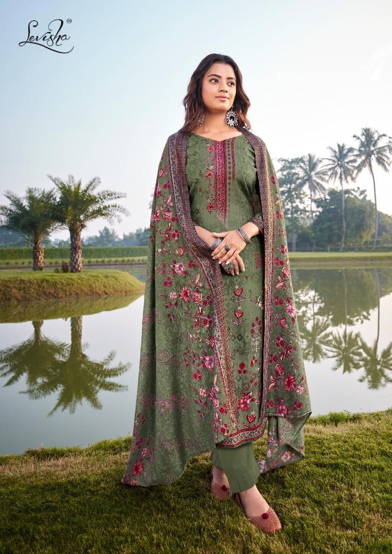 Levisha Afreen Vol 1 Pashmina With Fancy Work Stylish Designer Casual Wear Salwar Kameez