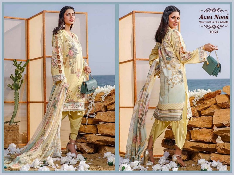 Agha Noor Vol 5 Luxury Lawn Collection Cotton Lawn Pakistani Style  Party Wear Salwar Suits