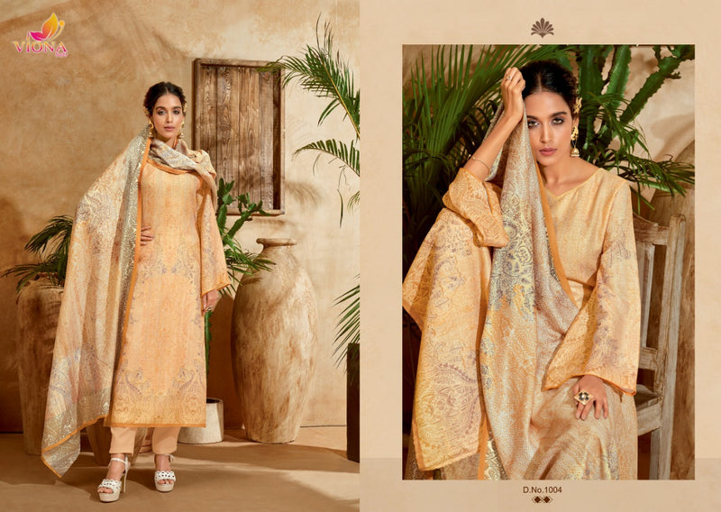 Viona Aika Pashmina With Fancy Work Stylish Designer Casual Wear Fancy Look Salwar Kameez